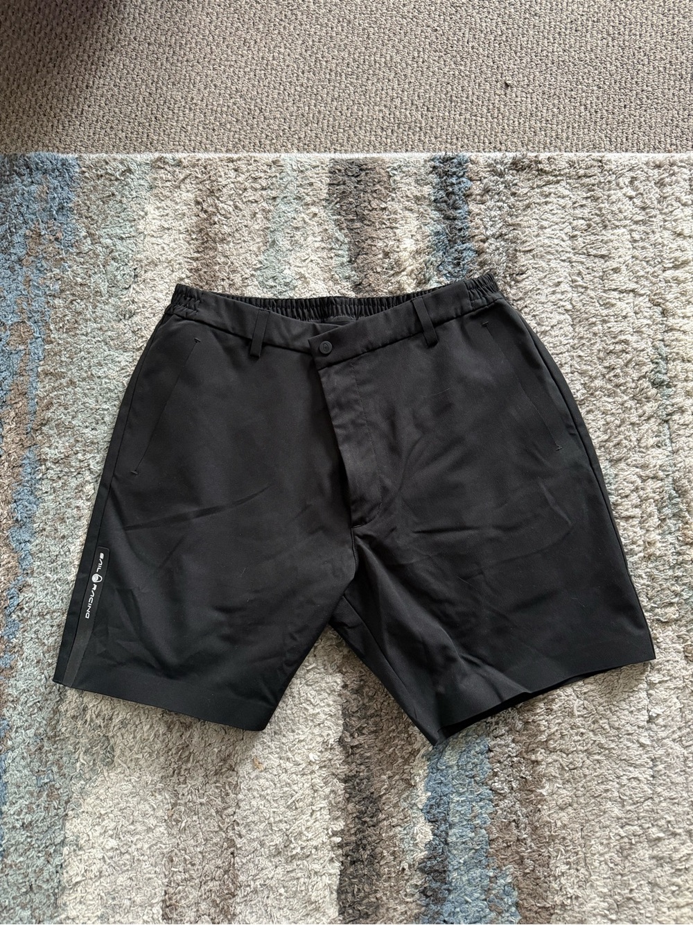 Sail Racing Men's Black Athletic Shorts - Lightweight Performance